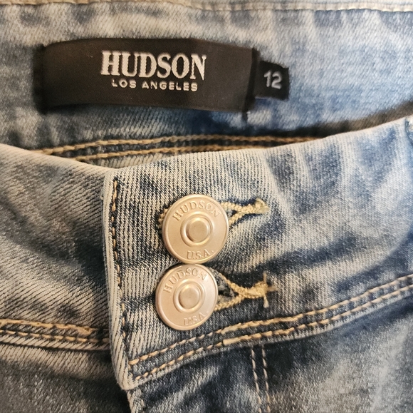 NWT Hudson Jeans Flap Pocket Stretch Denim Jeans Women's Size 12 28" Inseam - Picture 4 of 16